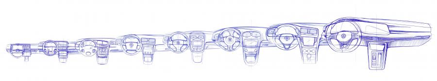 Эскиз Volkswagen Golf Style 2020 года  (WW) (фото 69 из 97)